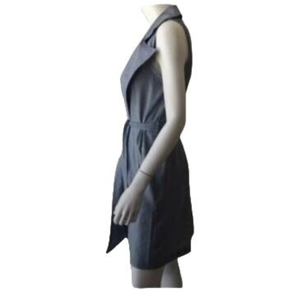 Denim Sleeveless Duster - Picture 4 of 5